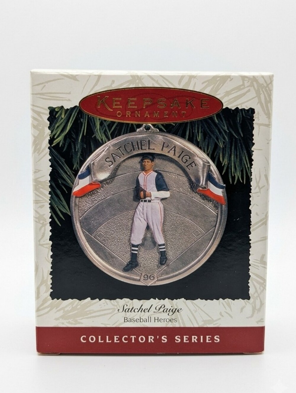 1996 Satchel Paige Hallmark Keepsake Ornament (NEW, SEALED) "Collectors Series"